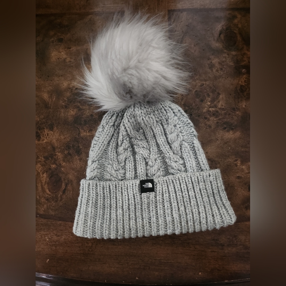 The North Face Oh-Mega Fur Pom Beanie for kids